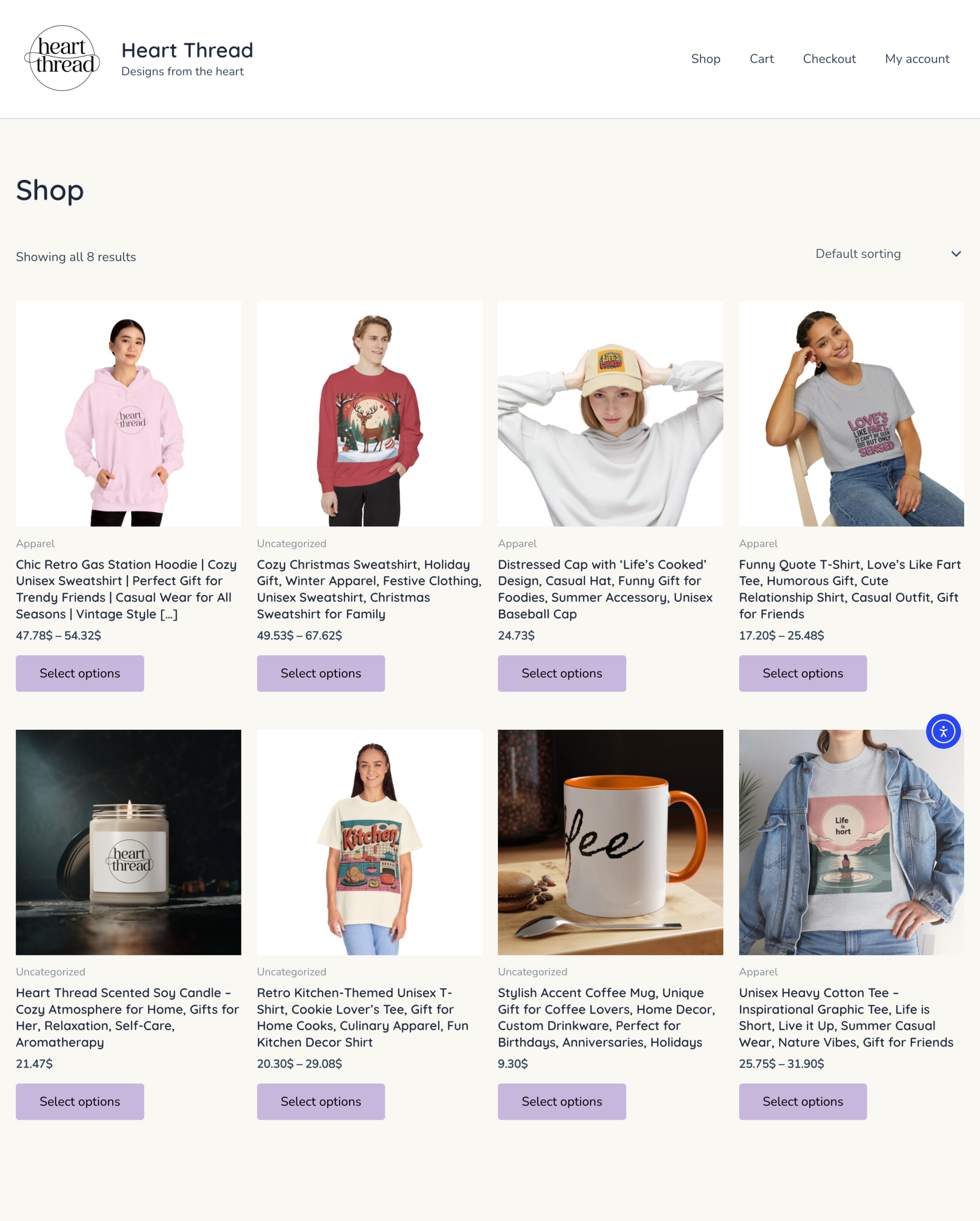 A fashion store