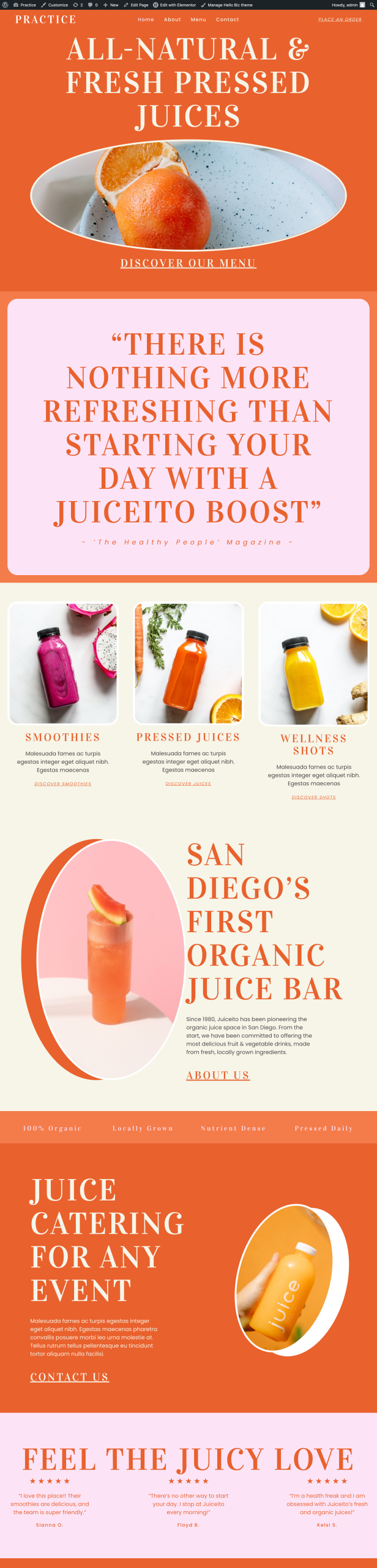 Juice website